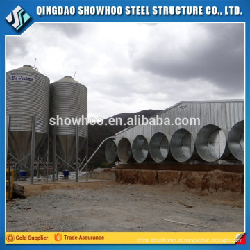 Low Cost Prefab Chicken Broilers Shed Design Poultry Farm na Malásia